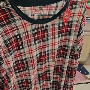 Jolly Jammies Red and Black Plaid Shirt and pants